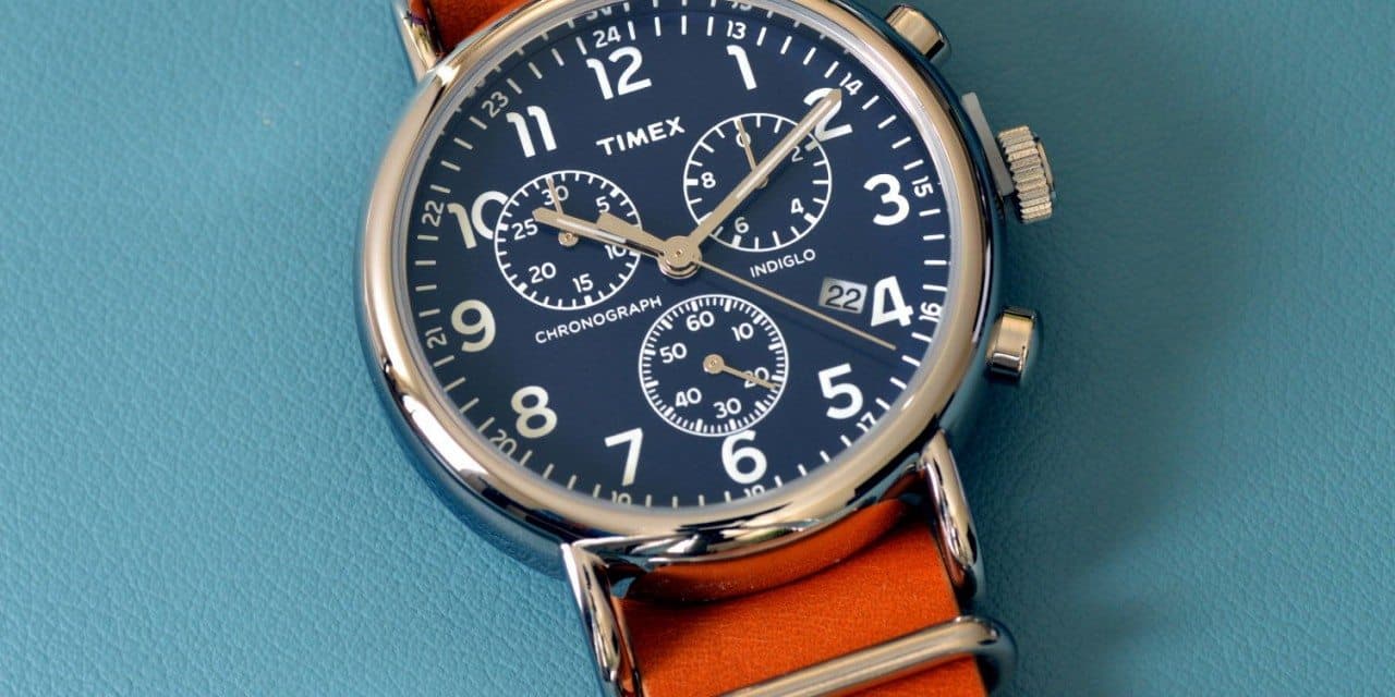 Timex weekender shop chrono blue