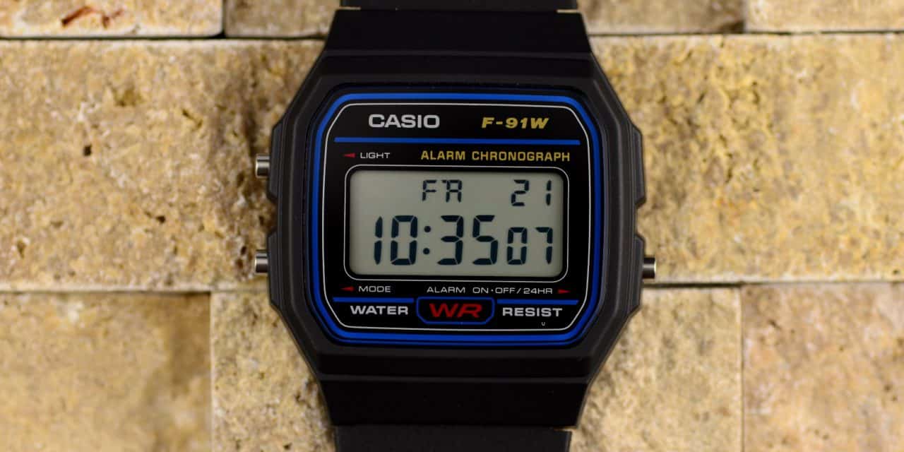 casio f91w 1991