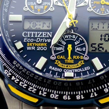 citizen skyhawk blue angels setting instructions