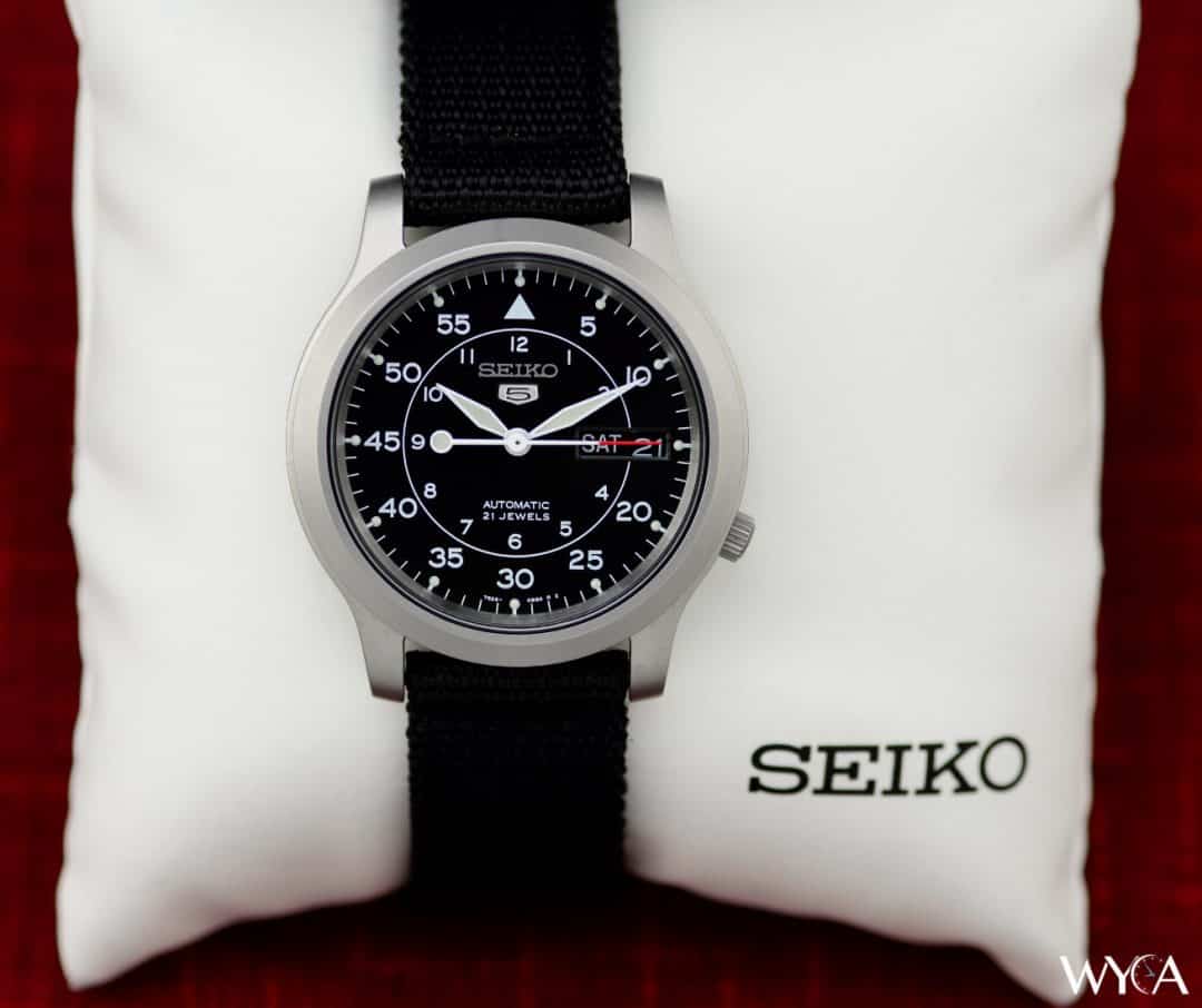 seiko snk809 band width